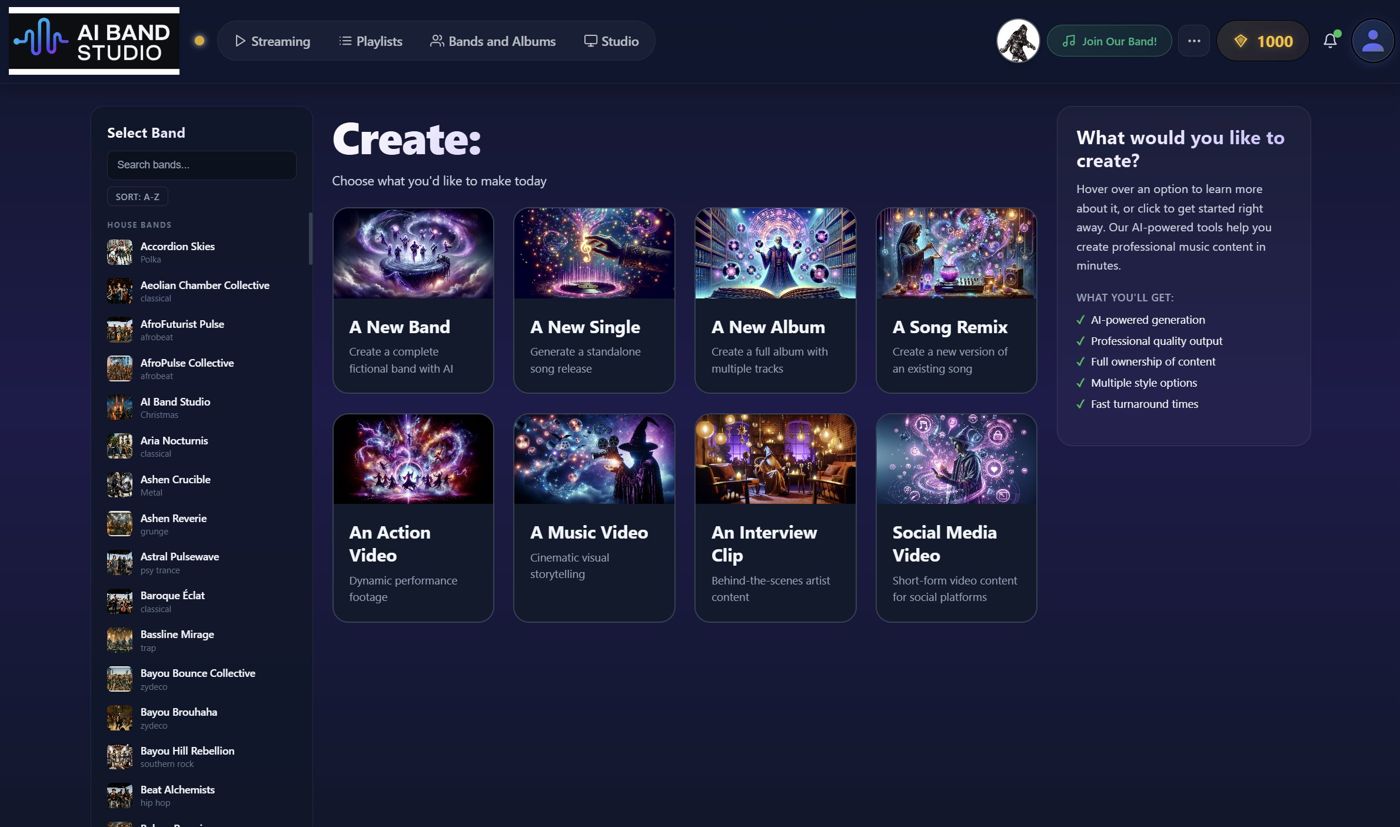 Band creation